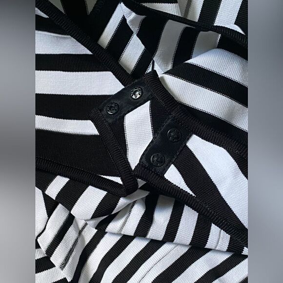 Balmain Striped Jacquard-Knit Bodysuit size 34/ us size 2 - Picture 12 of 12